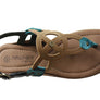 New Face Ellis Womens Comfortable Leather Sandals Made In Brazil