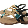 New Face Ellis Womens Comfortable Leather Sandals Made In Brazil