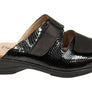 Flex & Go Banksia Womens Leather Slides Sandals Made In Portugal