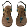 New Face Ellis Womens Comfortable Leather Sandals Made In Brazil