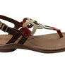 New Face Ellis Womens Comfortable Leather Sandals Made In Brazil