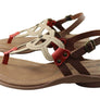 New Face Ellis Womens Comfortable Leather Sandals Made In Brazil