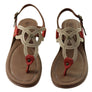 New Face Ellis Womens Comfortable Leather Sandals Made In Brazil