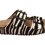 Via Paula Hilda Womens Leather Comfort Slides Sandals Made in Brazil