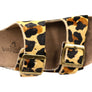 Via Paula Hilda Womens Leather Comfort Slides Sandals Made in Brazil