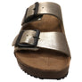 Via Paula Hilda Womens Leather Comfort Slides Sandals Made in Brazil