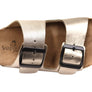 Via Paula Hilda Womens Leather Comfort Slides Sandals Made in Brazil