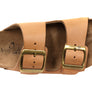 Via Paula Hilda Womens Leather Comfort Slides Sandals Made in Brazil