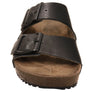Via Paula Hilda Womens Leather Comfort Slides Sandals Made in Brazil