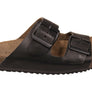 Via Paula Hilda Womens Leather Comfort Slides Sandals Made in Brazil