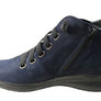 Flex & Go Cosmo Womens Comfort Leather Ankle Boots Made In Portugal