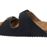 Via Paula Hilda Womens Leather Comfort Slides Sandals Made in Brazil