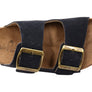 Via Paula Hilda Womens Leather Comfort Slides Sandals Made in Brazil
