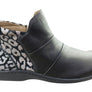 Flex & Go Katrina Womens Comfort Leather Ankle Boots Made In Portugal