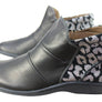 Flex & Go Katrina Womens Comfort Leather Ankle Boots Made In Portugal