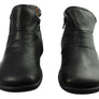 Flex & Go Katrina Womens Comfort Leather Ankle Boots Made In Portugal