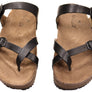 Via Paula Toto Womens Leather Comfort Thongs Sandals Made in Brazil