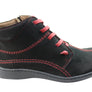 Flex & Go June Womens Comfortable Leather Ankle Boots Made In Portugal