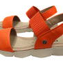 Flex & Go Lina Womens Comfortable Leather Sandals Made In Portugal