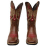 D Milton Claire Womens Comfortable Leather Western Cowboy Boots