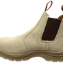 KingGee Mens Flinders Suede Steel Cap Gusset Work Boots