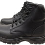 KingGee Mens Comfortable Cook Lace Up Leather Safety Work Boots