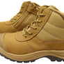 KingGee Tradie Womens Zip Lace Steel Cap Work Boots