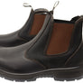 Hard Yakka Mens Leather Outback Pull On Steel Toe PR Safety Boots