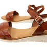 Lola Canales Erin Womens Comfortable Leather Sandals Made In Spain