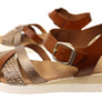 Lola Canales Lizzie Womens Comfortable Leather Sandals Made In Spain
