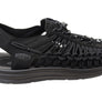 Keen Mens Uneek Comfortable Black Sandals