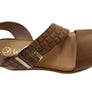 Lola Canales Kristine Womens Spanish Leather Wedge Sandals