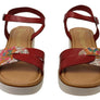 Lola Canales Ellie Womens Comfortable Leather Sandals Made In Spain