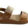 Pegada Rosie Womens Comfort Cushioned Leather Sandals Made In Brazil