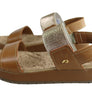 Pegada Rosie Womens Comfort Cushioned Leather Sandals Made In Brazil