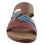 New Face Anza Womens Comfort Leather Slides Sandals Made In Brazil