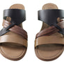 New Face Anza Womens Comfort Leather Slides Sandals Made In Brazil