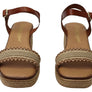 Lola Canales Pambula Womens Spanish Leather Wedge Sandals