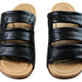 New Face Serenity Womens Comfort Leather Slides Sandals Made In Brazil
