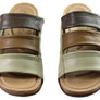 New Face Serenity Womens Comfort Leather Slides Sandals Made In Brazil