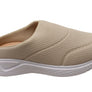 Comfortflex Traveller Womens Comfortable Cushioned Slip On Mules Shoes