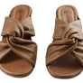 New Face Angie Womens Comfort Leather Slides Sandals Made In Brazil