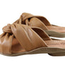 New Face Angie Womens Comfort Leather Slides Sandals Made In Brazil