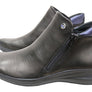 Flex & Go Yonda Womens Comfort Leather Ankle Boots Made In Portugal
