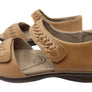 Homyped Dakota Womens Leather Wide Fit Sandals