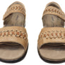 Homyped Dakota Womens Leather Wide Fit Sandals