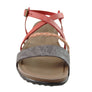 New Face Laurina Womens Comfortable Leather Sandals Made In Brazil