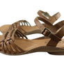 New Face Milena Womens Comfortable Leather Sandals Made In Brazil