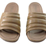 New Face Fresco Womens Comfort Leather Slides Sandals Made In Brazil