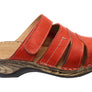 Orizonte Toranto Womens Comfortable European Leather Slides Sandals